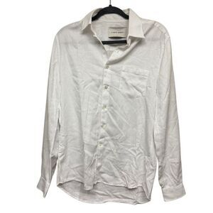 A Days March White button down long sleeve shirt size small with front pocket